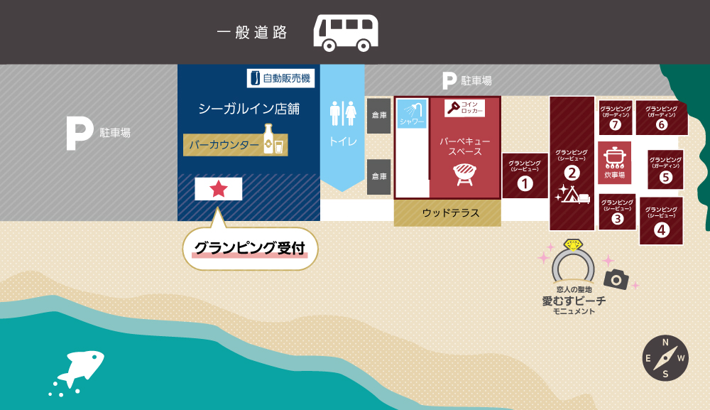 錦浜エリアマップ